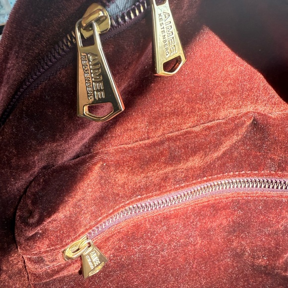 Aimee Kestenberg Red Velvet Backpack